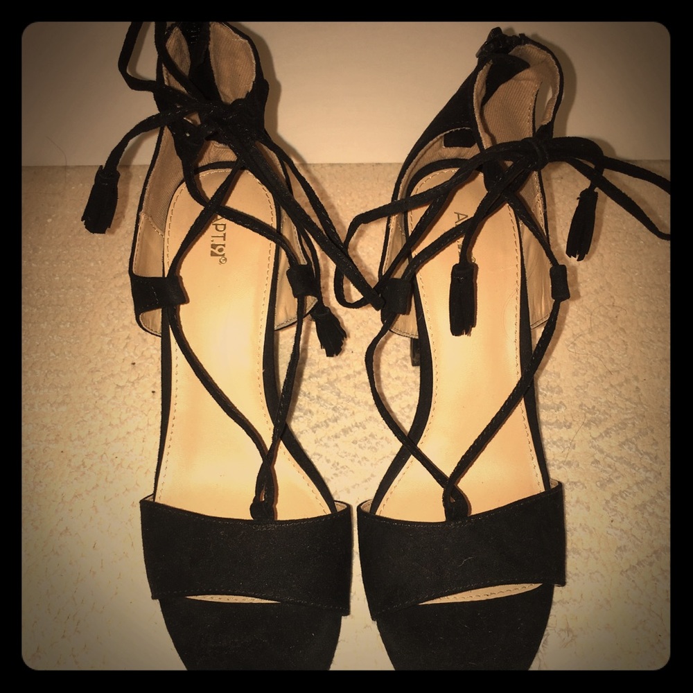 Lace up heels